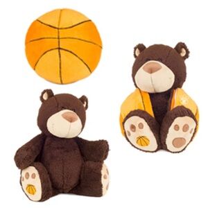 Buddy Balls Sports BO The Bear To Basketball Reversible Plush Stuffed Toy